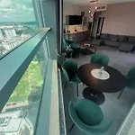 דירה 28Th Last Floor! 360 Panorama - Ikona Baltyku - Sky Penthouse-Sea Towers - Gdynia גדינייה