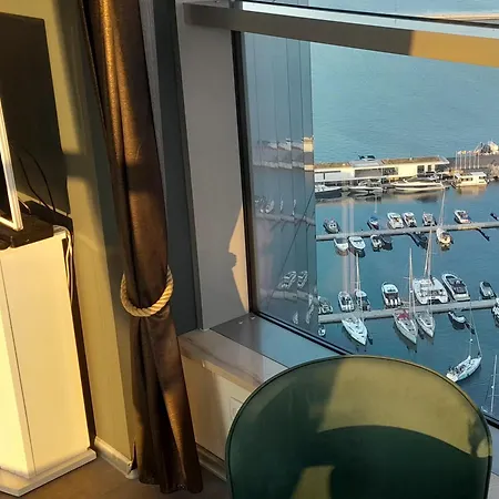 Lejlighed Ikona Baltyku - Panoramic Penthouse - 28th Floor! Szklany Narozny Wierzcholek Sea Towers - Sea&city View Gdynia
