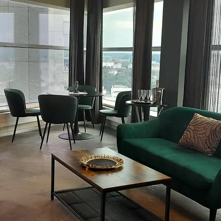 Sea Towers - Panoramic Sky Penthouse - 28th Floor Appartamento Gdynia