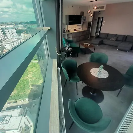 アパート Ikona Sea Towers - 28th Floor - 360 Panorama Penthouse - グディニャ