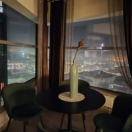 Sea Towers - Panoramic Sky Penthouse - 28th Floor Appartamento Gdynia