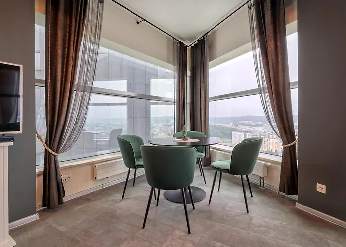 Apartamento Ikona Baltyku - 28th Floor - 360 Panorama Penthouse - Sea Towers Gdynia