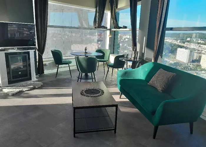 Apartamento Ikona Baltyku - 28th Floor - 360 Panorama Penthouse - Sea Towers Gdynia